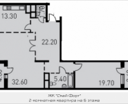 2-комнатная квартира площадью 99 кв.м, 1-й Нагатинский пр-д, корп.203 | цена 19 411 890 руб. | www.metrprice.ru