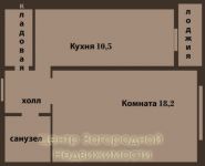 1-комнатная квартира площадью 38 кв.м, Пушкина ул., 8 | цена 2 600 000 руб. | www.metrprice.ru