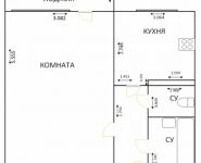 1-комнатная квартира площадью 34 кв.м, Свердлова ул., 35 | цена 2 295 000 руб. | www.metrprice.ru