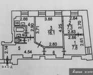 3-комнатная квартира площадью 55 кв.м, улица Жуковского, 4с3 | цена 26 000 000 руб. | www.metrprice.ru