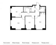 3-комнатная квартира площадью 77.5 кв.м, Варшавское ш., 141К2 | цена 10 059 500 руб. | www.metrprice.ru