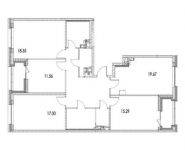 4-комнатная квартира площадью 116 кв.м, Автозаводская ул., ВЛ23 | цена 25 163 252 руб. | www.metrprice.ru