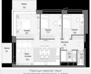 3-комнатная квартира площадью 74.21 кв.м в ЖК "Ривьера Парк", 1-я Ямская, 8 | цена 17 100 000 руб. | www.metrprice.ru