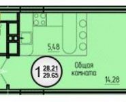 1-комнатная квартира площадью 29.6 кв.м, Старое Дмитровское ш., 15 | цена 2 580 000 руб. | www.metrprice.ru