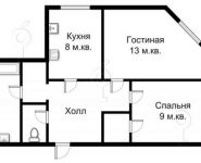 2-комнатная квартира площадью 46 кв.м, Ельнинская улица, 13 | цена 25 000 000 руб. | www.metrprice.ru