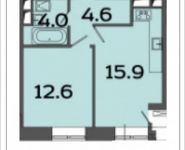 1-комнатная квартира площадью 37 кв.м, Рязанский проспект, 2, корп.М2 | цена 6 462 605 руб. | www.metrprice.ru