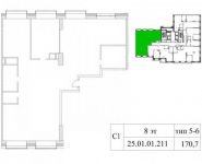 1-комнатная квартира площадью 171 кв.м, Верхняя ул., 34 | цена 62 988 300 руб. | www.metrprice.ru