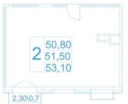 1-комнатная квартира площадью 53 кв.м, Берёзовая аллея, 19Ас1 | цена 6 900 000 руб. | www.metrprice.ru