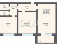 2-комнатная квартира площадью 53 кв.м, Парадный пр., 10 | цена 4 490 000 руб. | www.metrprice.ru