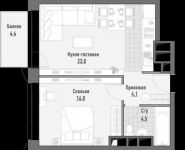 1-комнатная квартира площадью 48 кв.м, Сущевский Вал ул., 49 | цена 12 560 000 руб. | www.metrprice.ru