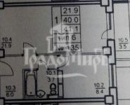 1-комнатная квартира площадью 41 кв.м, Ярославское шоссе, 8 | цена 1 900 000 руб. | www.metrprice.ru