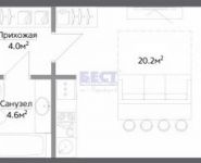 1-комнатная квартира площадью 29 кв.м, Беломорская улица, 21 | цена 4 750 000 руб. | www.metrprice.ru