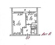 1-комнатная квартира площадью 36.4 кв.м, Лесная улица, 44 | цена 1 450 000 руб. | www.metrprice.ru