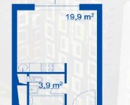 1-комнатная квартира площадью 24 кв.м, Северный бул. | цена 3 418 974 руб. | www.metrprice.ru