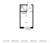 1-комнатная квартира площадью 20 кв.м,  | цена 2 890 000 руб. | www.metrprice.ru