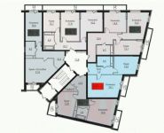 1-комнатная квартира площадью 51.5 кв.м, Новая улица, д.2б | цена 4 326 000 руб. | www.metrprice.ru