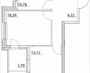 2-комнатная квартира площадью 58.61 кв.м, Лазоревый пр., 3 | цена 12 425 320 руб. | www.metrprice.ru