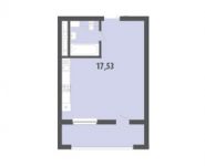 1-комнатная квартира площадью 26.9 кв.м, Заречная улица, 23 | цена 2 507 904 руб. | www.metrprice.ru