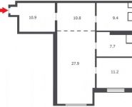 2-комнатная квартира площадью 79 кв.м, Ленинский просп., 111К1 | цена 18 700 000 руб. | www.metrprice.ru