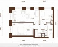 2-комнатная квартира площадью 56 кв.м, Донецкая ул., 30С1 | цена 7 432 028 руб. | www.metrprice.ru