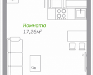 1-комнатная квартира площадью 26.82 кв.м, Володарское шоссе, 3 | цена 2 156 328 руб. | www.metrprice.ru