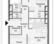 3-комнатная квартира площадью 101.82 кв.м, 1-я Ямская, 8 | цена 22 750 000 руб. | www.metrprice.ru