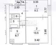 2-комнатная квартира площадью 38 кв.м, Изумрудная ул., 46К2 | цена 5 800 000 руб. | www.metrprice.ru