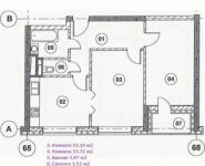 2-комнатная квартира площадью 58.7 кв.м, Красная улица, 64 | цена 8 212 400 руб. | www.metrprice.ru