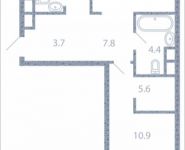 2-комнатная квартира площадью 67 кв.м, Новоалексеевская, 16с7 | цена 16 241 660 руб. | www.metrprice.ru