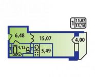 1-комнатная квартира площадью 33 кв.м, Старое Дмитровское ш., 15 | цена 2 900 000 руб. | www.metrprice.ru