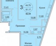 3-комнатная квартира площадью 82 кв.м, Садовая ул., 3 | цена 4 127 000 руб. | www.metrprice.ru