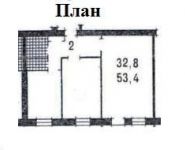 2-комнатная квартира площадью 53.4 кв.м, Московская ул., 1 | цена 12 000 000 руб. | www.metrprice.ru