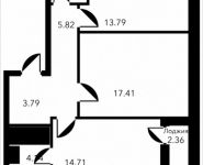 2-комнатная квартира площадью 64.32 кв.м, Новоалексеевская, 16с7 | цена 13 487 910 руб. | www.metrprice.ru