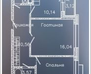 2-комнатная квартира площадью 60 кв.м, Митинская ул., 22 | цена 10 698 083 руб. | www.metrprice.ru