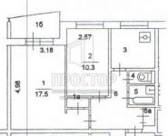 2-комнатная квартира площадью 45.1 кв.м, Энтузиастов ш., 98К4 | цена 5 800 000 руб. | www.metrprice.ru