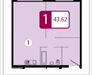 1-комнатная квартира площадью 43.62 кв.м в ЖК "PerovSky", Шоссе Энтузиастов, вл. 88, корп.1 | цена 7 219 110 руб. | www.metrprice.ru