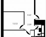 2-комнатная квартира площадью 68.89 кв.м, Новоалексеевская, 16с7 | цена 13 700 180 руб. | www.metrprice.ru