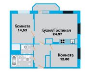 3-комнатная квартира площадью 67.2 кв.м, 2-й Рупасовский переулок, лит3 | цена 6 892 667 руб. | www.metrprice.ru