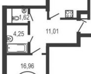 1-комнатная квартира площадью 47 кв.м, Колпакова ул., 44 | цена 3 931 585 руб. | www.metrprice.ru