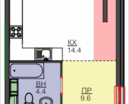 2-комнатная квартира площадью 55.5 кв.м, Авангардная, корп.7 | цена 4 995 000 руб. | www.metrprice.ru