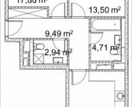 2-комнатная квартира площадью 70.15 кв.м, Лазоревый пр., 3 | цена 15 908 336 руб. | www.metrprice.ru