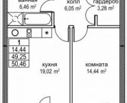 1-комнатная квартира площадью 50.5 кв.м, Автозаводская ул., 23к1 | цена 10 561 278 руб. | www.metrprice.ru