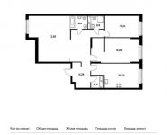 3-комнатная квартира площадью 125.06 кв.м, Березовая аллея, 17к1 | цена 17 358 328 руб. | www.metrprice.ru