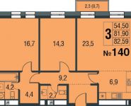 3-комнатная квартира площадью 82 кв.м в ЖК "AFI Residence. Павелецкая", Павелецкая набережная, 8 | цена 16 683 180 руб. | www.metrprice.ru