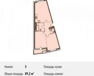 3-комнатная квартира площадью 89.2 кв.м, Глинищевский переулок, 5/7 | цена 23 638 000 руб. | www.metrprice.ru