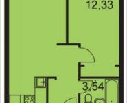 2-комнатная квартира площадью 46.8 кв.м, Ходынский бульвар, 2 | цена 7 963 020 руб. | www.metrprice.ru