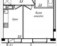1-комнатная квартира площадью 34 кв.м, Просвещения ул. | цена 1 914 235 руб. | www.metrprice.ru