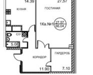 1-комнатная квартира площадью 66 кв.м в ЖК "Royal House on Yauza", Наставнический переулок, вл3 | цена 20 000 000 руб. | www.metrprice.ru