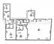 3-комнатная квартира площадью 199 кв.м, Пресненская наб., 8 | цена 175 065 008 руб. | www.metrprice.ru