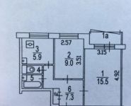 2-комнатная квартира площадью 42 кв.м, Россошанская улица, 1к1 | цена 6 190 000 руб. | www.metrprice.ru